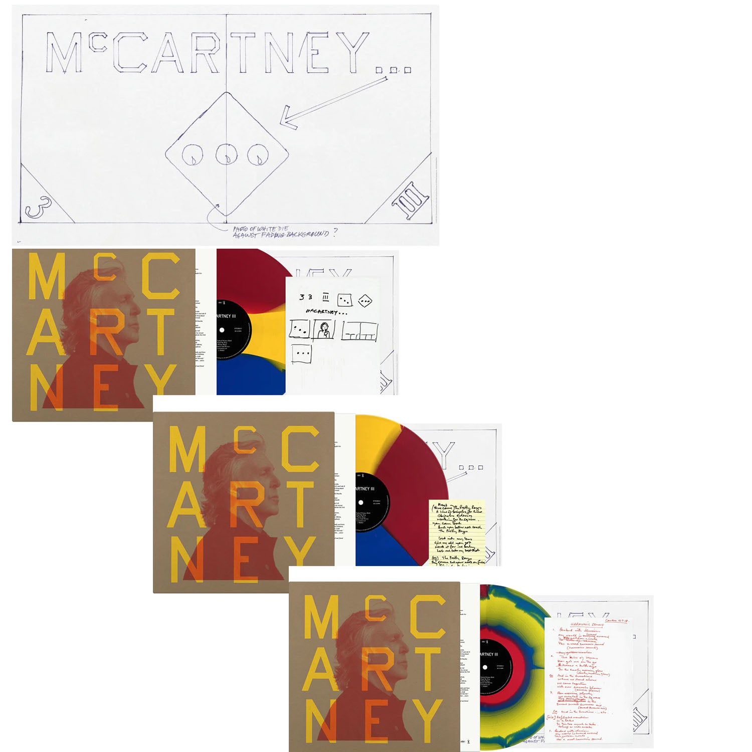 Paul McCartney McCartney III カラーレコード Paul McCartney - McCartney III Exclusive Limited Random Coloured