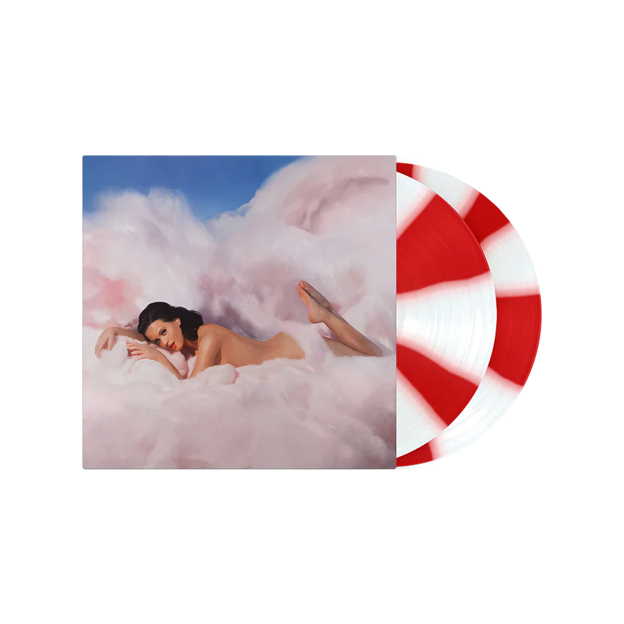 Katy Perry - Teenage Dream ‘Teenager Edition’ Exclusive Red White Peppermint Pinwheel Colored Vinyl 2xLP