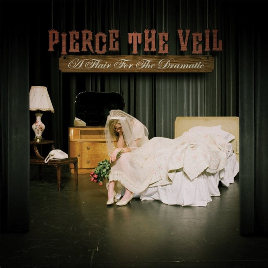 Pierce The Veil - A Flair for Dramatics Exclusive Limited Edition Coke Bottle/Opaque Creme Splatter Color Vinyl LP