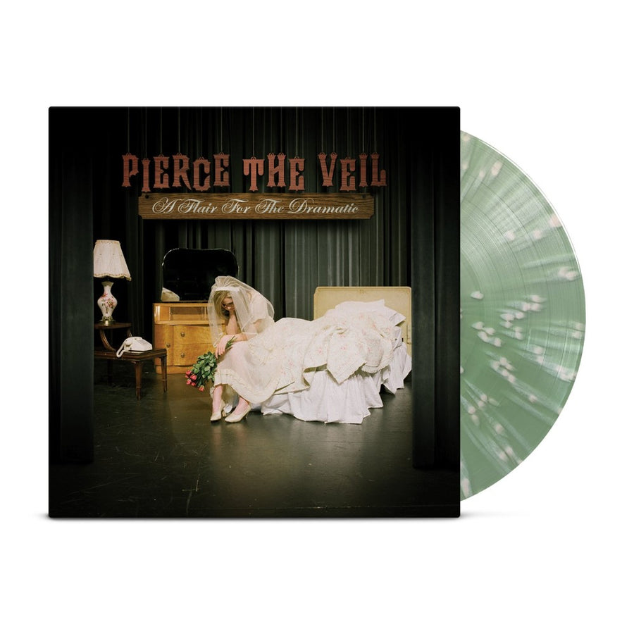 Pierce The Veil - A Flair for Dramatics Exclusive Limited Edition Coke Bottle/Opaque Creme Splatter Color Vinyl LP