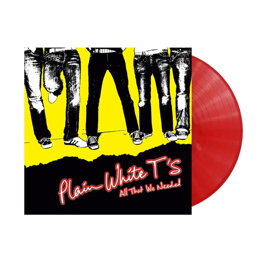 Plain White T's - All That We Needed Exclusive Limited Opaque Red Color Vinyl LP