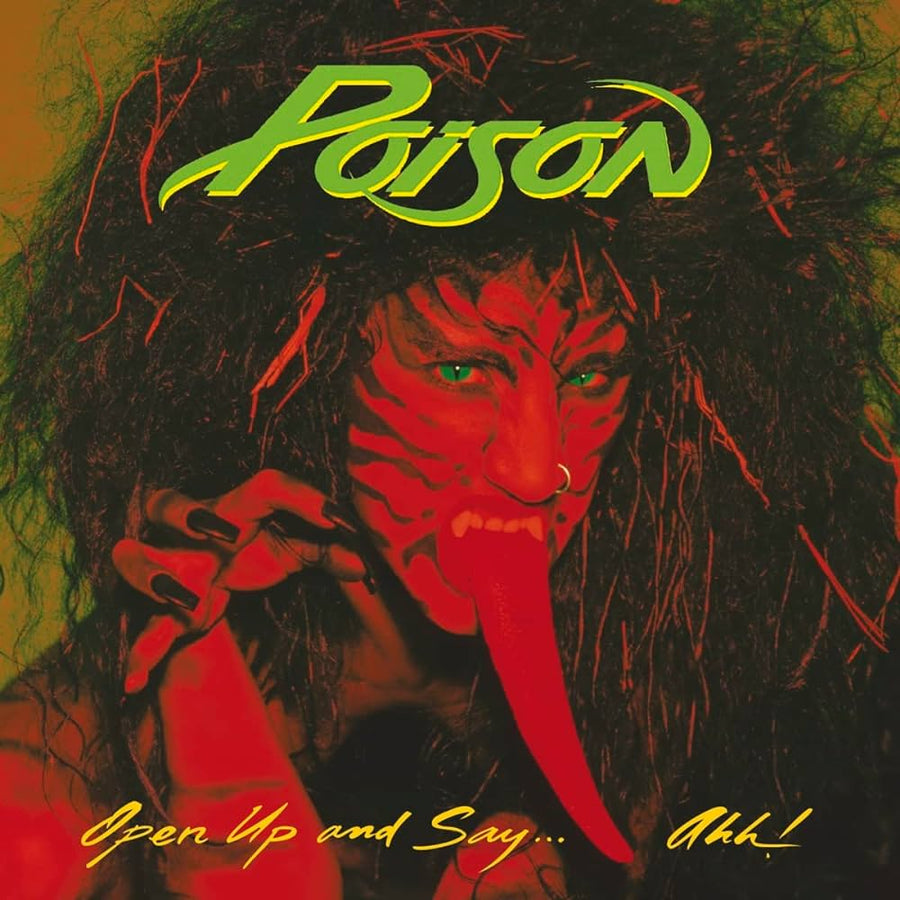 Poison - Open Up and Say... Ahh! Exclusive Limited Opaque Red Color Vinyl LP