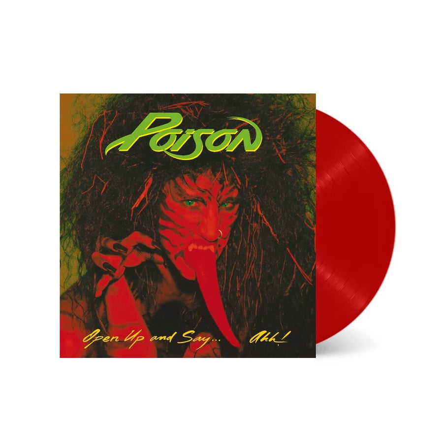 Poison - Open Up and Say... Ahh! Exclusive Limited Opaque Red Color Vinyl LP