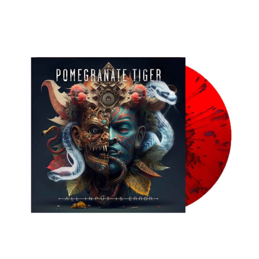 Pomegranate Tiger - All Input Is Error Exclusive Translucent Ruby/Blue/Purple Splatter Color Vinyl LP