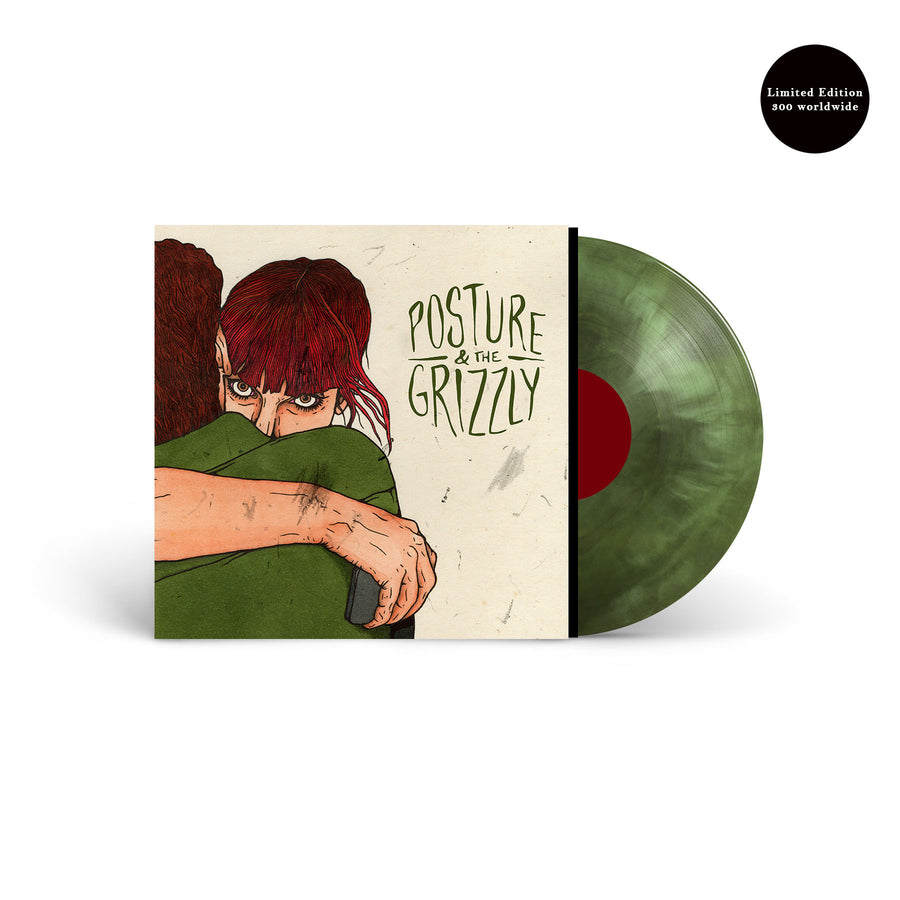 Posture & The Grizzly Self Titled Exclusive Limited Edition Green Galaxy Colored vinyl LP