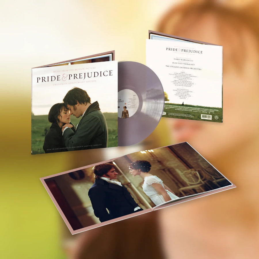 Pride & Prejudice Soundtrack Deluxe Exclusive Transparent Mauve Vinyl LP w/ Booklet