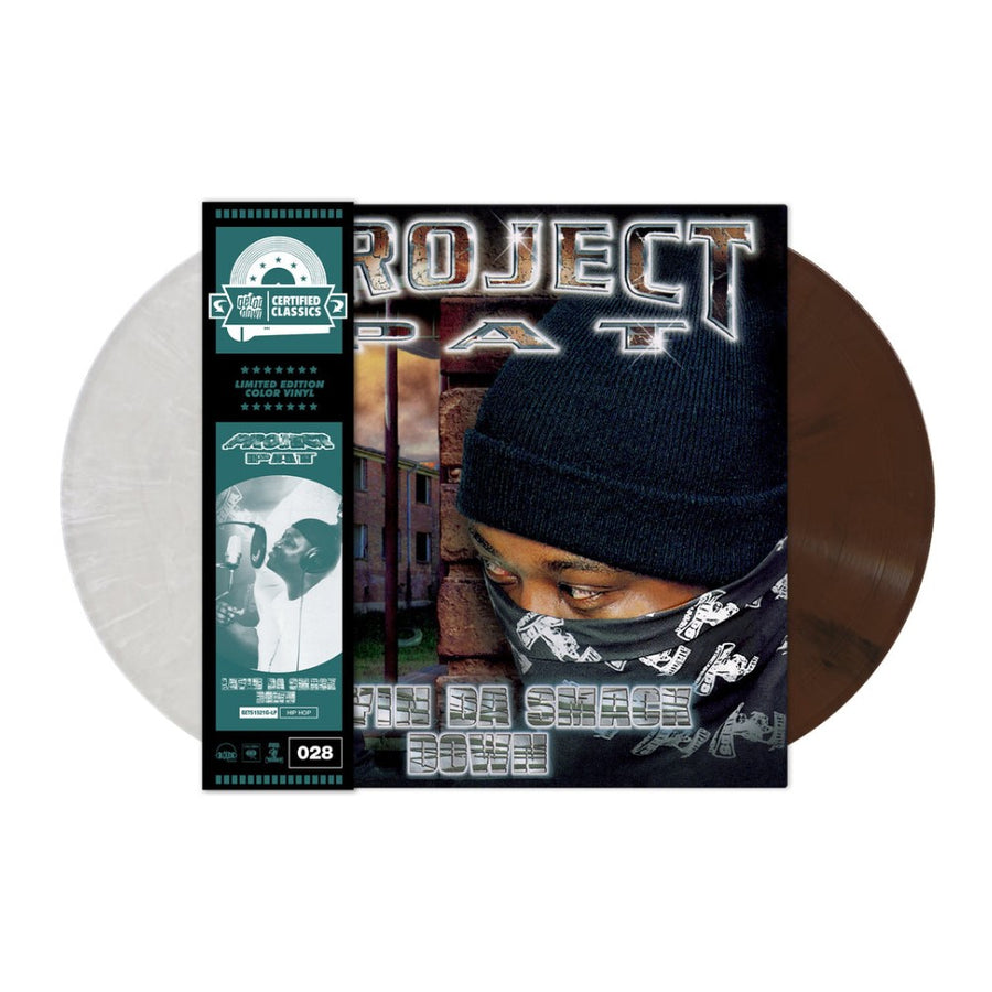 Project Pat - Layin' Da Smack Down Exclusive Limited Hardwood & Fog Color Vinyl 2x LP + OBI