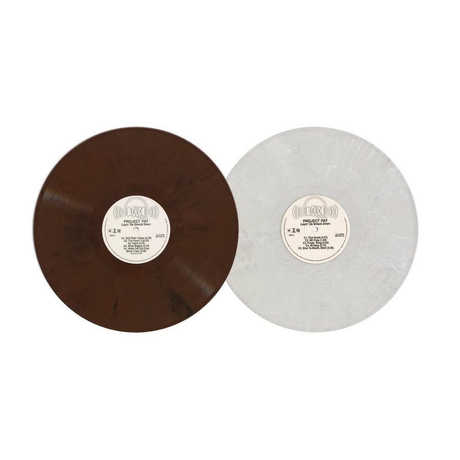 Project Pat - Layin' Da Smack Down Exclusive Limited Hardwood & Fog Color Vinyl 2x LP + OBI