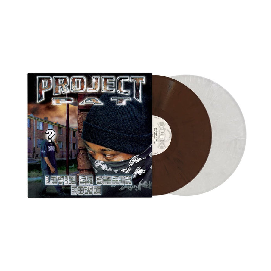 Project Pat - Layin' Da Smack Down Exclusive Limited Hardwood & Fog Color Vinyl 2x LP + OBI