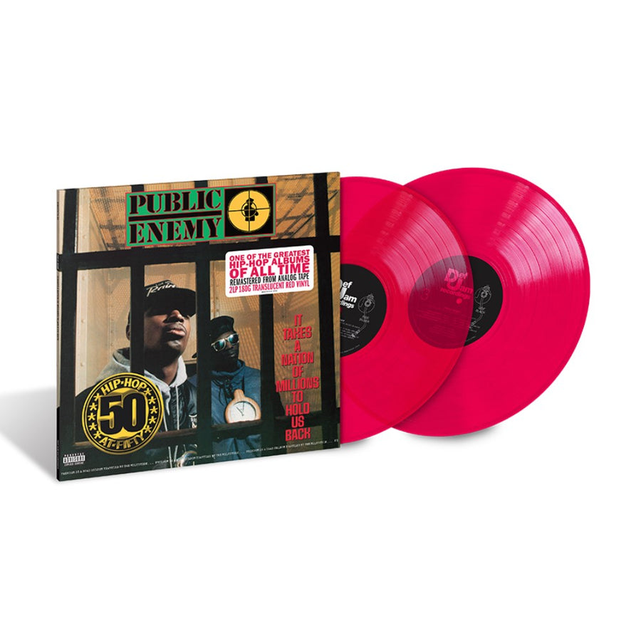 Public Enemy - It Takes A Nation of Millions To Hold Us Back Exclusive Limited Red Color Vinyl 2x LP