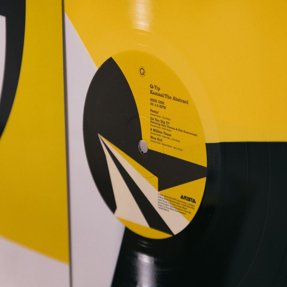 Q-TIP - Kamaal The Abstract VMP LP Black/White & Yellow Segment
