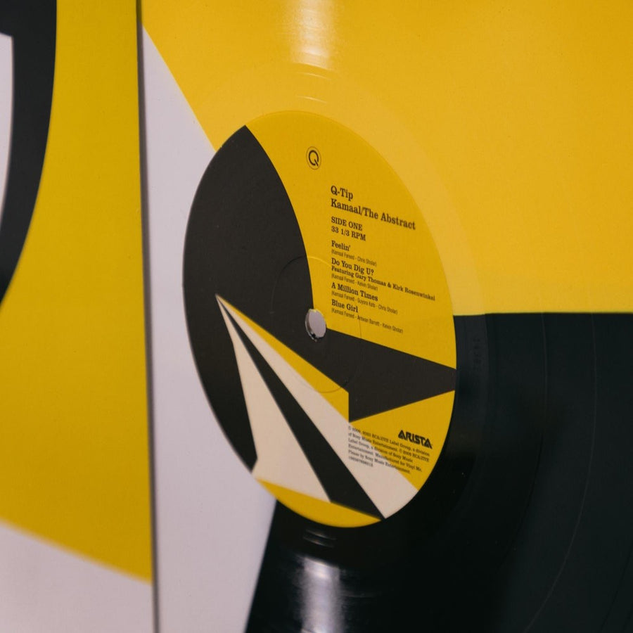 Q-TIP - Kamaal The Abstract Exclusive VMP Club Edition Hip-Hop LP Black/White & Yellow Segment Colored Vinyl ROTM