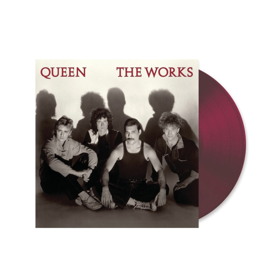 Queen - The Works Exclusive Limited Edition Burgundy Color Vinyl LP Record