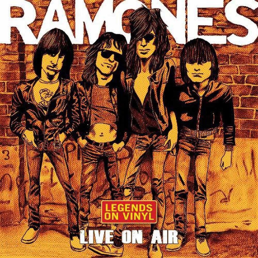 Ramones - Legends On Vinyl, Live On Air Exclusive Limited Orange Color Vinyl LP