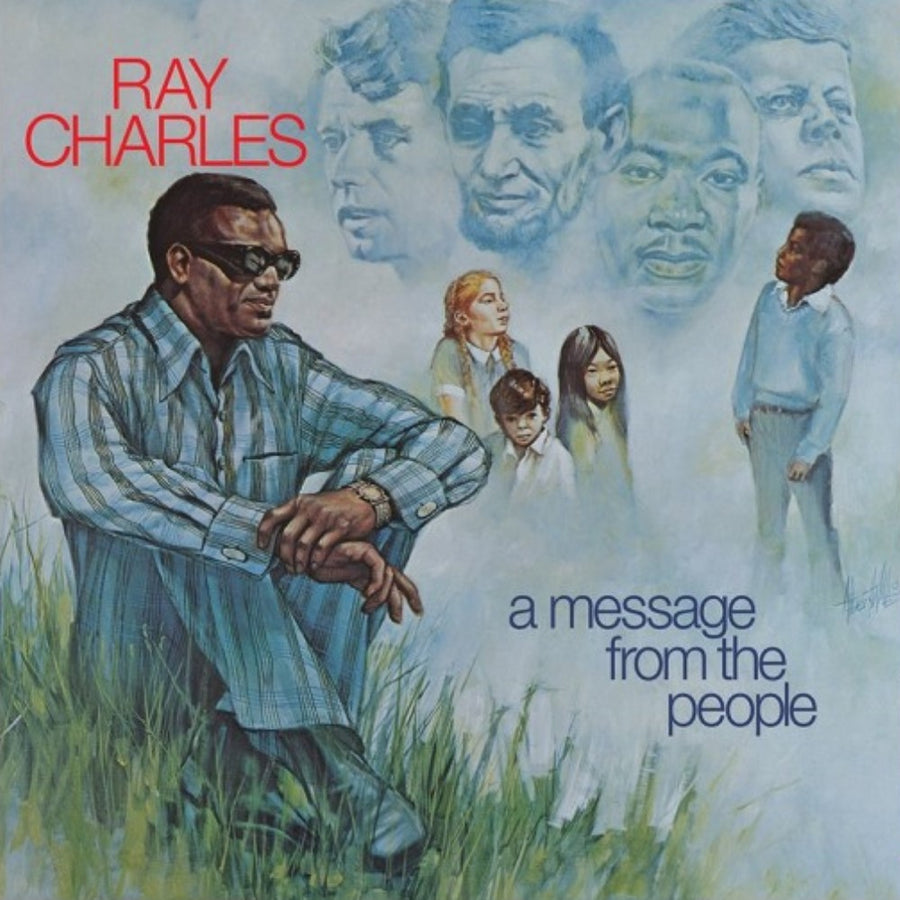 Ray Charles - A Message From the People Exclusive Club Edition Opaque Turquoise Color Vinyl LP