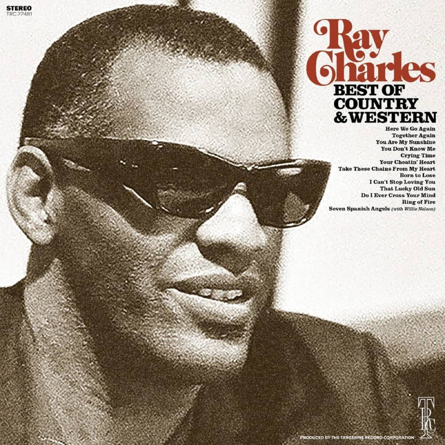 Ray Charles - Best of Country & Western Exclusive Limited Opaque Maroon Marbled Color Vinyl LP