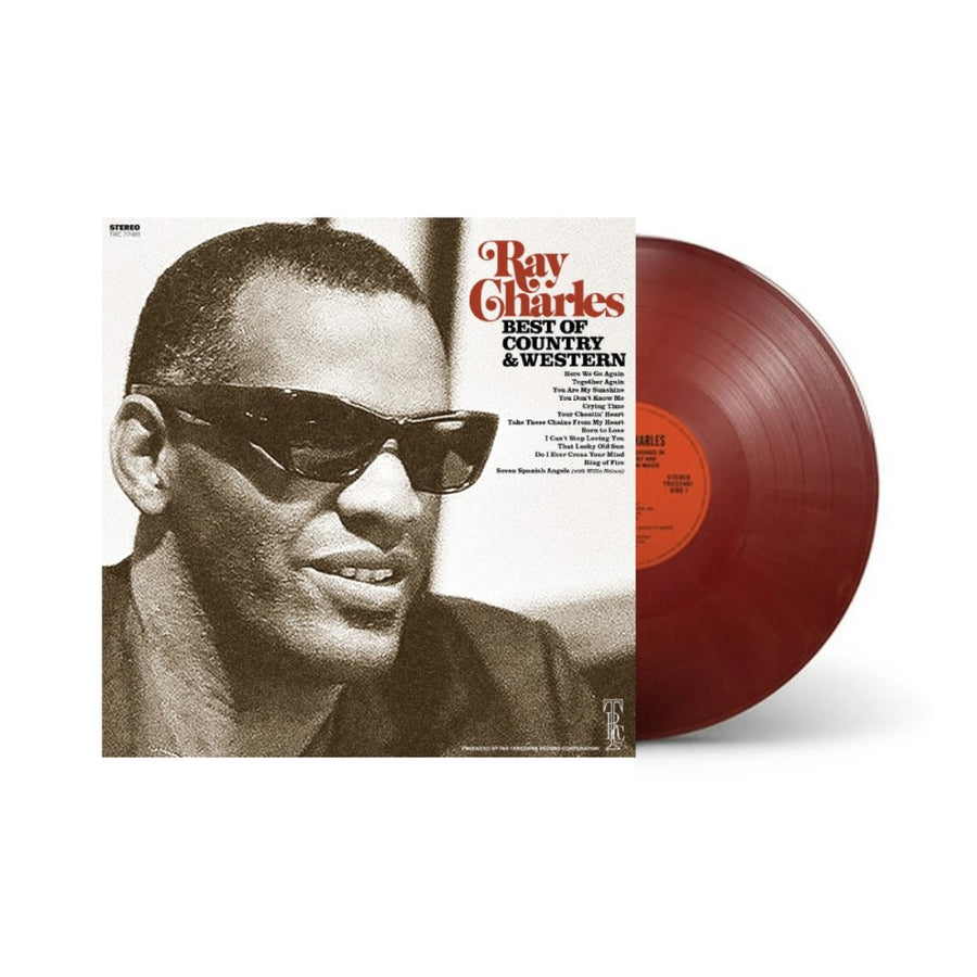 Ray Charles - Best of Country & Western Exclusive Limited Opaque Maroon Marbled Color Vinyl LP