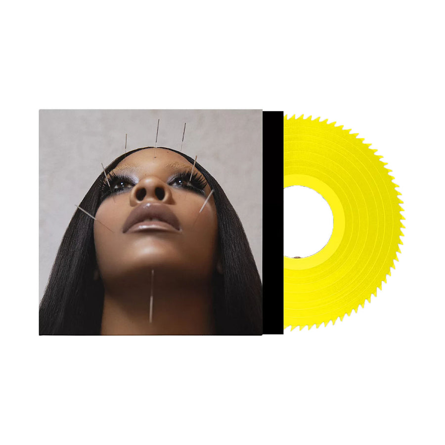 Rico Nasty - Lethal Exclusive Yellow Highlighter Saw Blade Vinyl LP