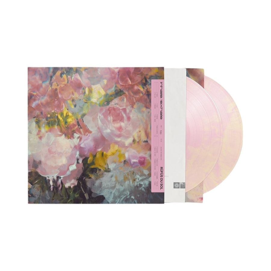 Rufus Du SOL - Inhale/Exhale Exclusive Limited Pink Marble Color Vinyl 2x LP