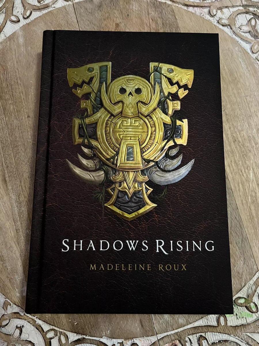 World Of Warcraft: Shadows Rising Book By Madeline Roux Hardcover Special Editon Signed
