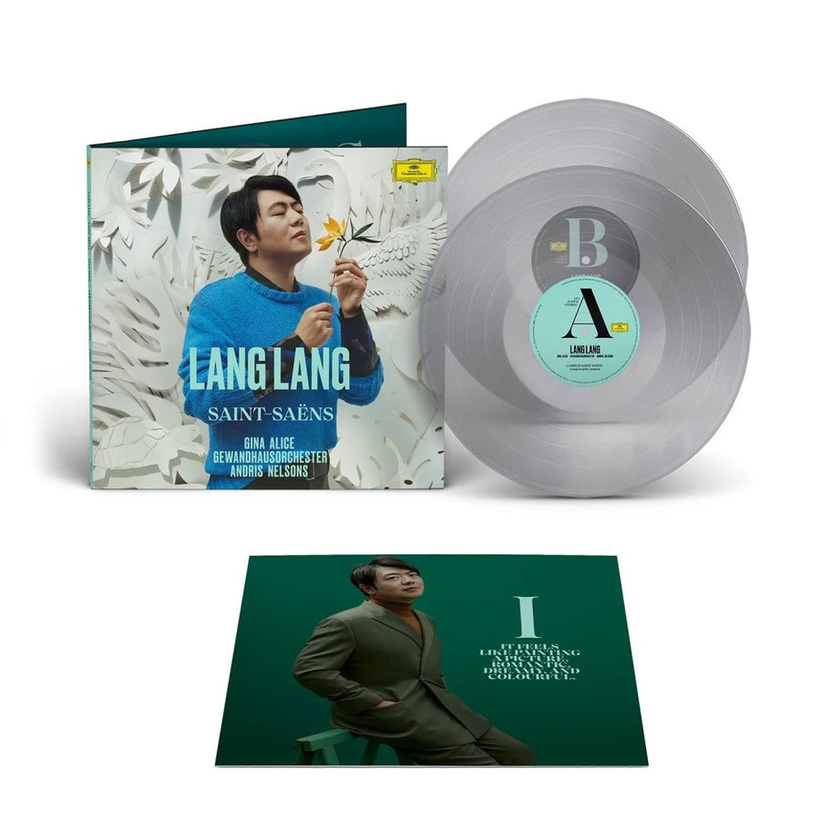 Saint-Saëns - Lang Lang Exclusive Limited Crystal Clear Color Vinyl 2x LP + Art Card