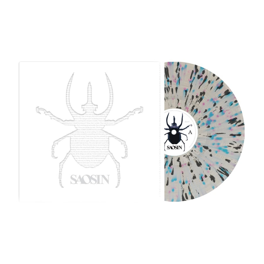 Saosin Exclusive Limited Milky Clear/Silver/Black/Blue/Violet Splatter Color Vinyl LP