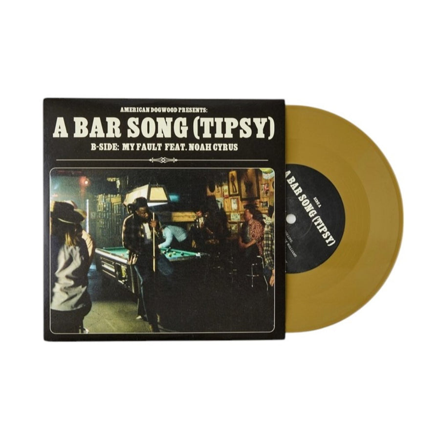 Shaboozey - A Bar Song (Tipsy)/My Fault (ft. Noah Cyrus) Exclusive Limited Gold Color 7-Inch Single