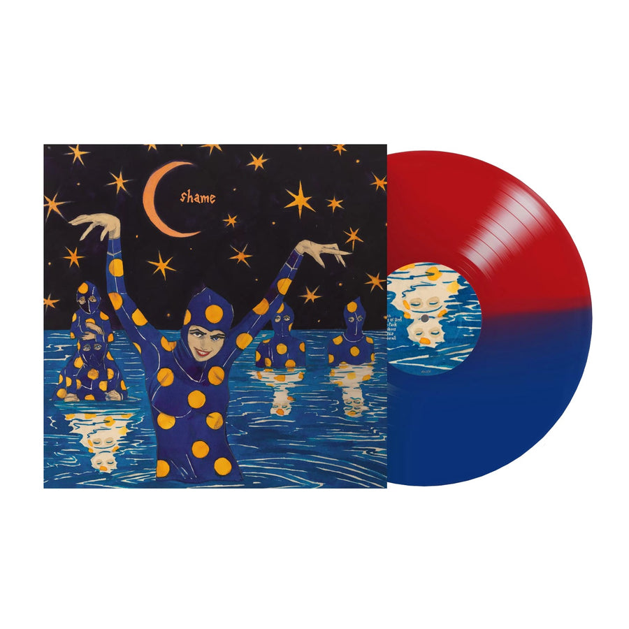 Shame - Food For Worms Exclusive Limited Edition Half Blue Red Color Vinyl LP Record