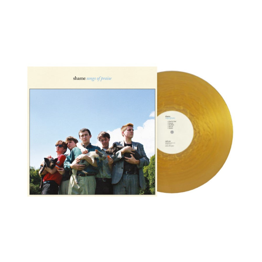 Shame - Songs Of Praise Exclusive Limited Gold Nugget Color Vinyl LP