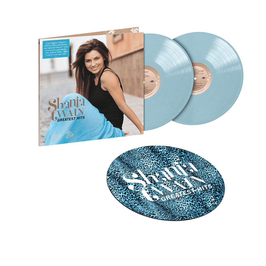 Shania Twain - Greatest Hits Exclusive Limited Opaque Baby Blue Color Vinyl 2x LP