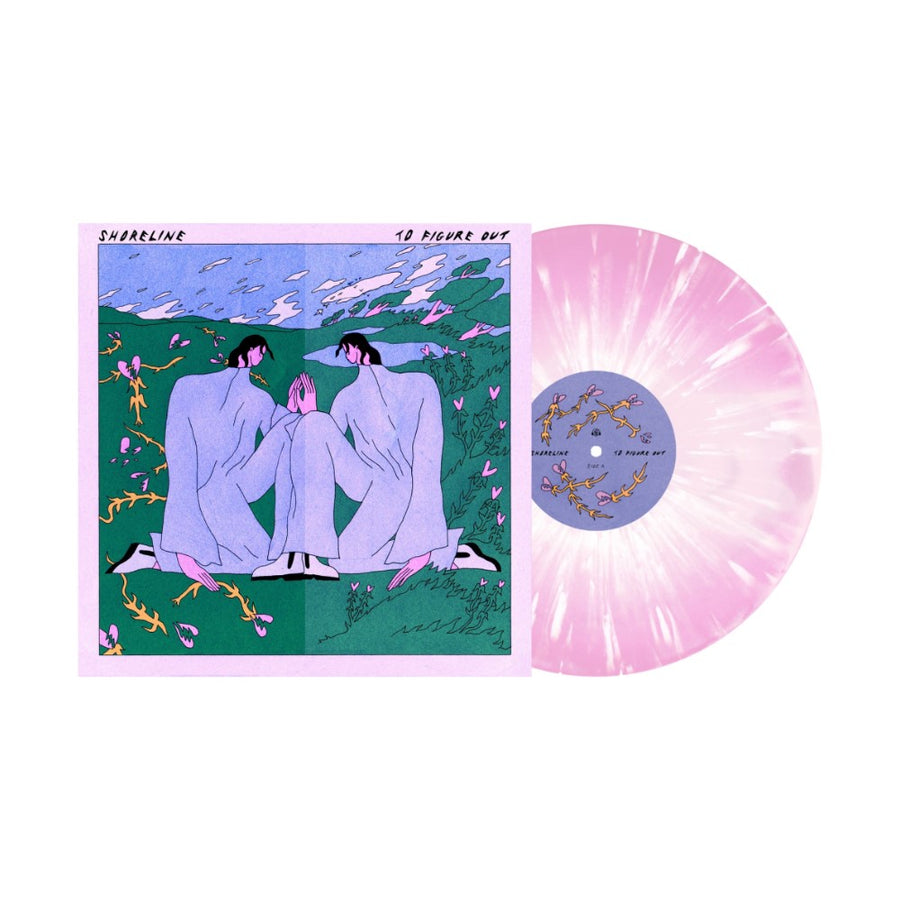 Shoreline - To Figure Out Exclusive Limited Violet & Baby Pink Aside/Bside with White Splatter Color Vinyl LP