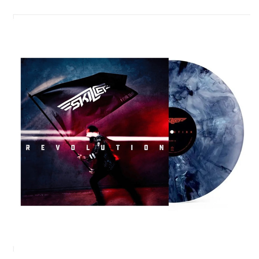 Skillet - Revolution Exclusive Limited Baby Blue/Black/Clear Color Vinyl LP