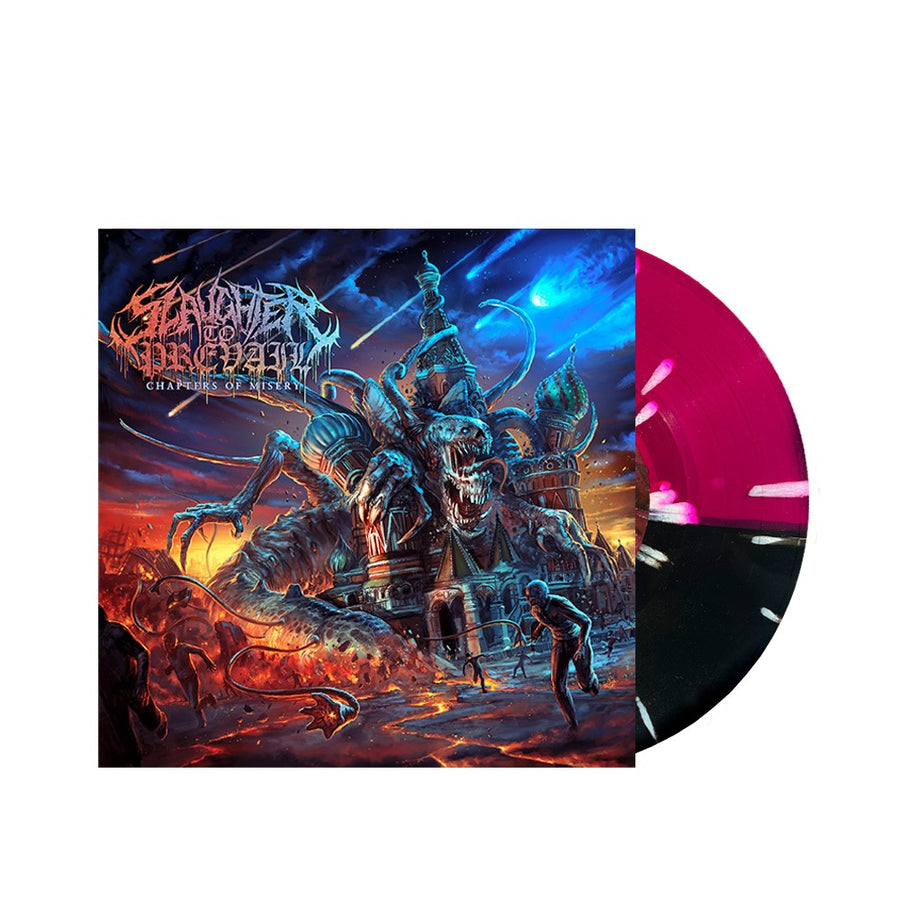 Slaughter To Prevail - Chapters of Misery Exclusive Limited Edition Black/Purple/White Splatter Color Vinyl 10” LP