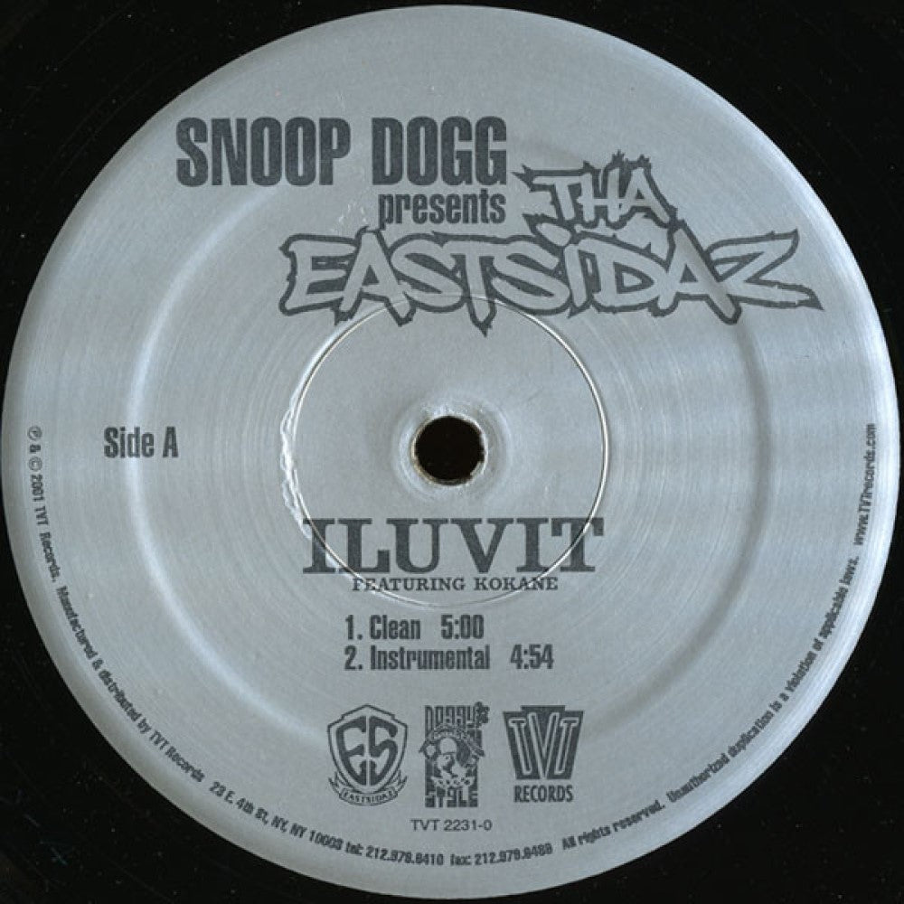 Snoop Dogg Presents Tha Eastsidaz ‎- ILuvIt Exclusive Black Vinyl LP ...