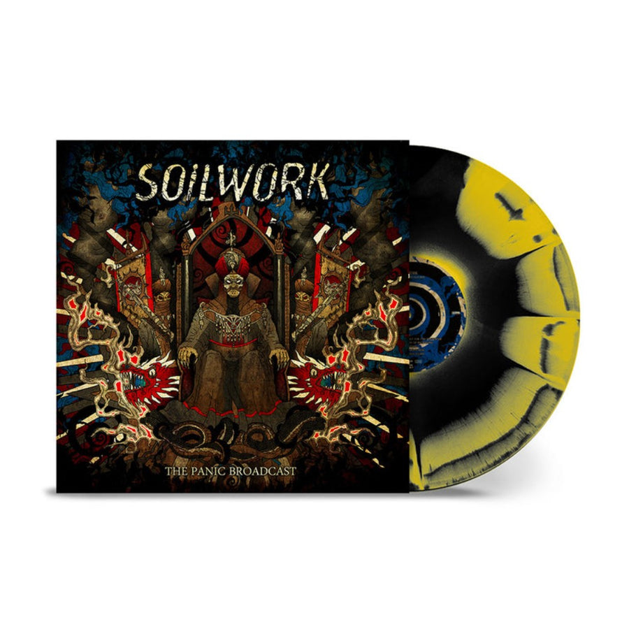 Soilwork - The Panic Broadcast Exclusive Limited Yellow/Black Sunburst Color Vinyl LP