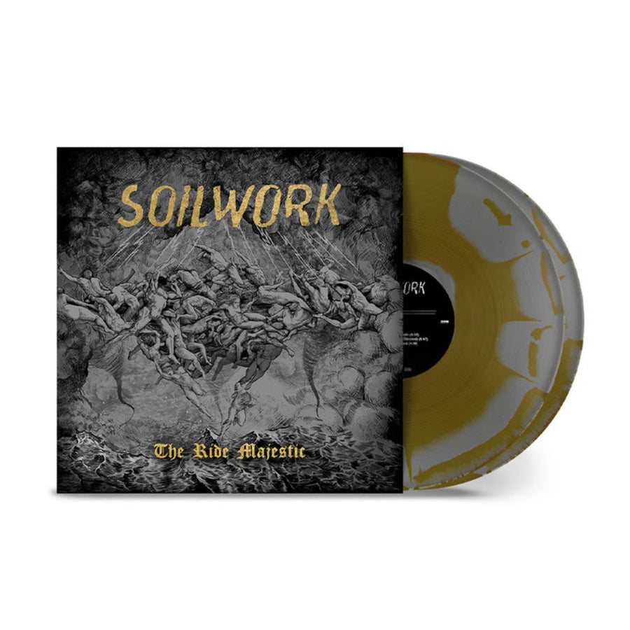 Soilwork - The Ride Majestic Exclusive Limited Silver/Gold Sunburst Color Vinyl 2x LP