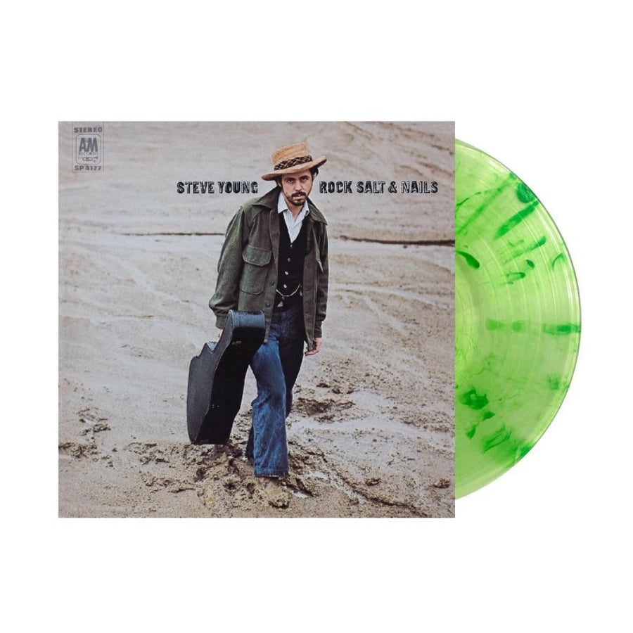 Steve Young - Rock Salt and Nails Exclusive Limited Clear/Green Swirl Color Vinyl LP