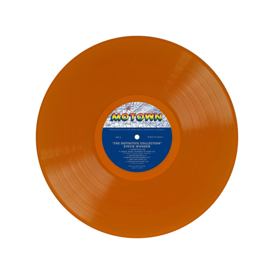 Stevie Wonder - The Definitive Collection Exclusive Limited Orange Crush Color Vinyl LP