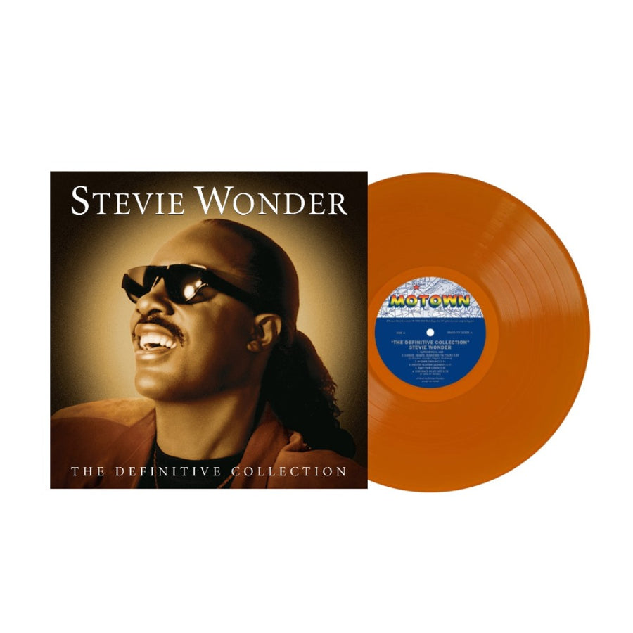 Stevie Wonder - The Definitive Collection Exclusive Limited Orange Crush Color Vinyl LP