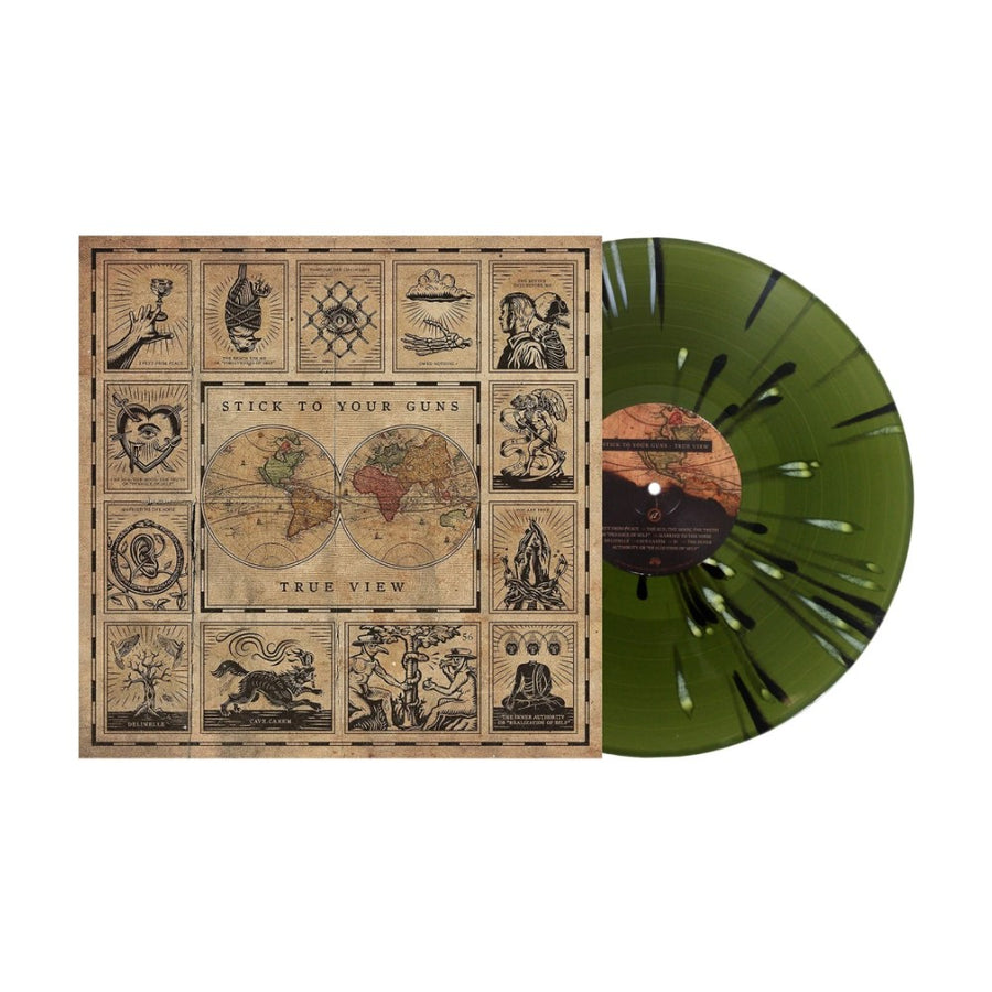 Stick To Your Guns - True View Exclusive Limited Swamp Green/Black & White Splatter Color Vinyl LP