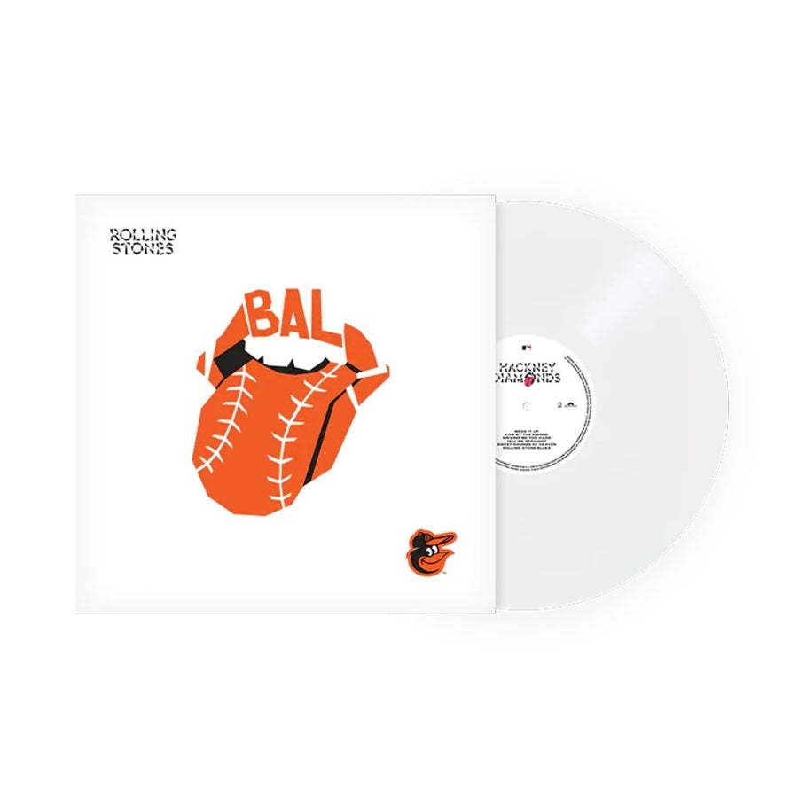 The Rolling stones - Hackney Diamonds X Baltimore Orioles Exclusive Limited Baseball White Color Vinyl LP