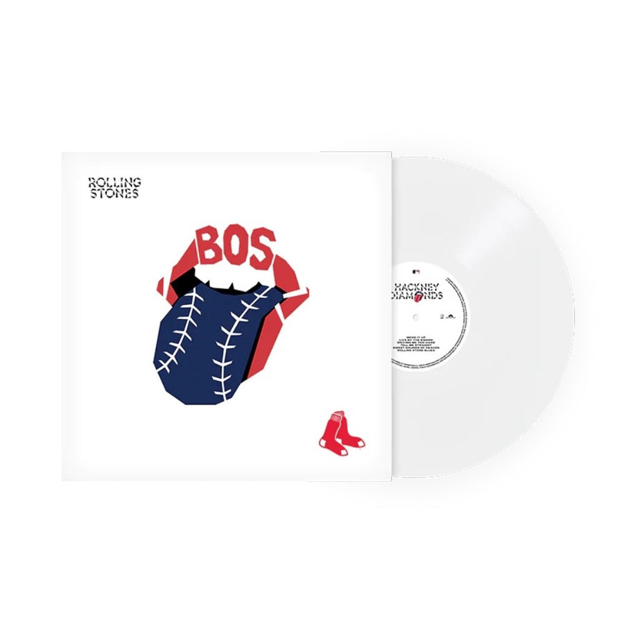 The Rolling stones - Hackney Diamonds X Boston Red Sox Exclusive Limited Baseball White Color Vinyl LP