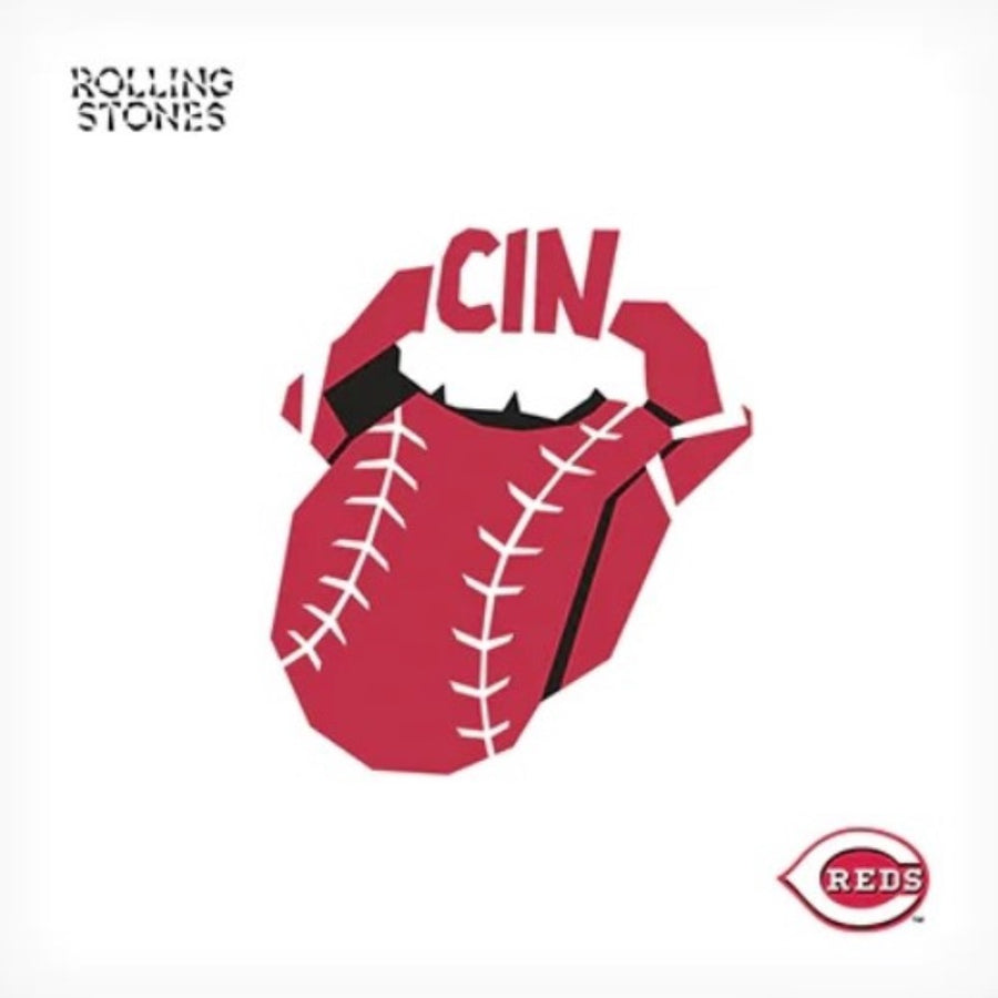 The Rolling stones - Hackney Diamonds X Cincinnati Reds Exclusive Limited Baseball White Color Vinyl LP