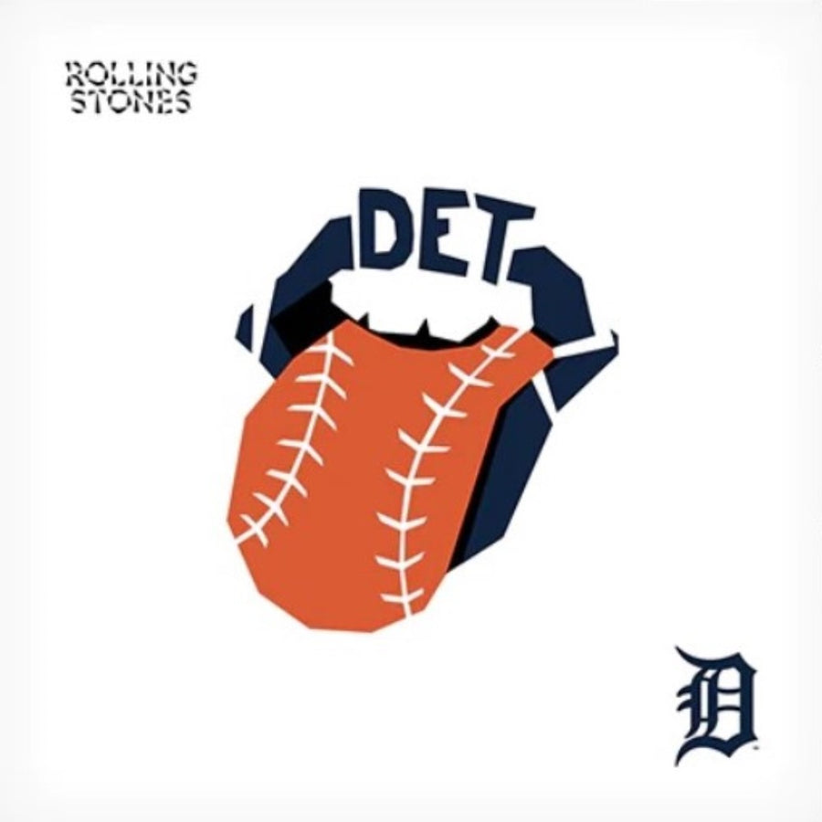 The Rolling stones - Hackney Diamonds X Detroit Tigers Exclusive Limited Baseball White Color Vinyl LP