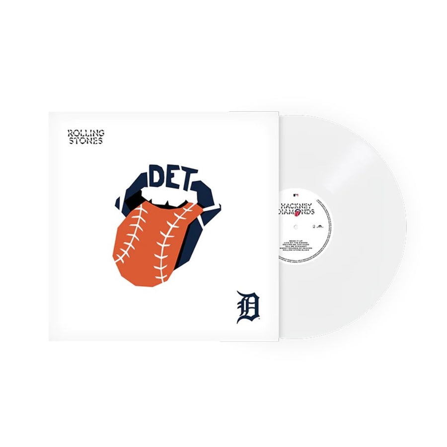 The Rolling stones - Hackney Diamonds X Detroit Tigers Exclusive Limited Baseball White Color Vinyl LP