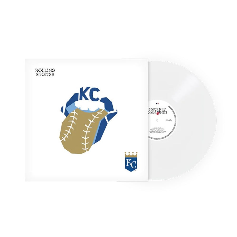 The Rolling stones - Hackney Diamonds X Kansas City Royals Exclusive Limited Baseball White Color Vinyl LP