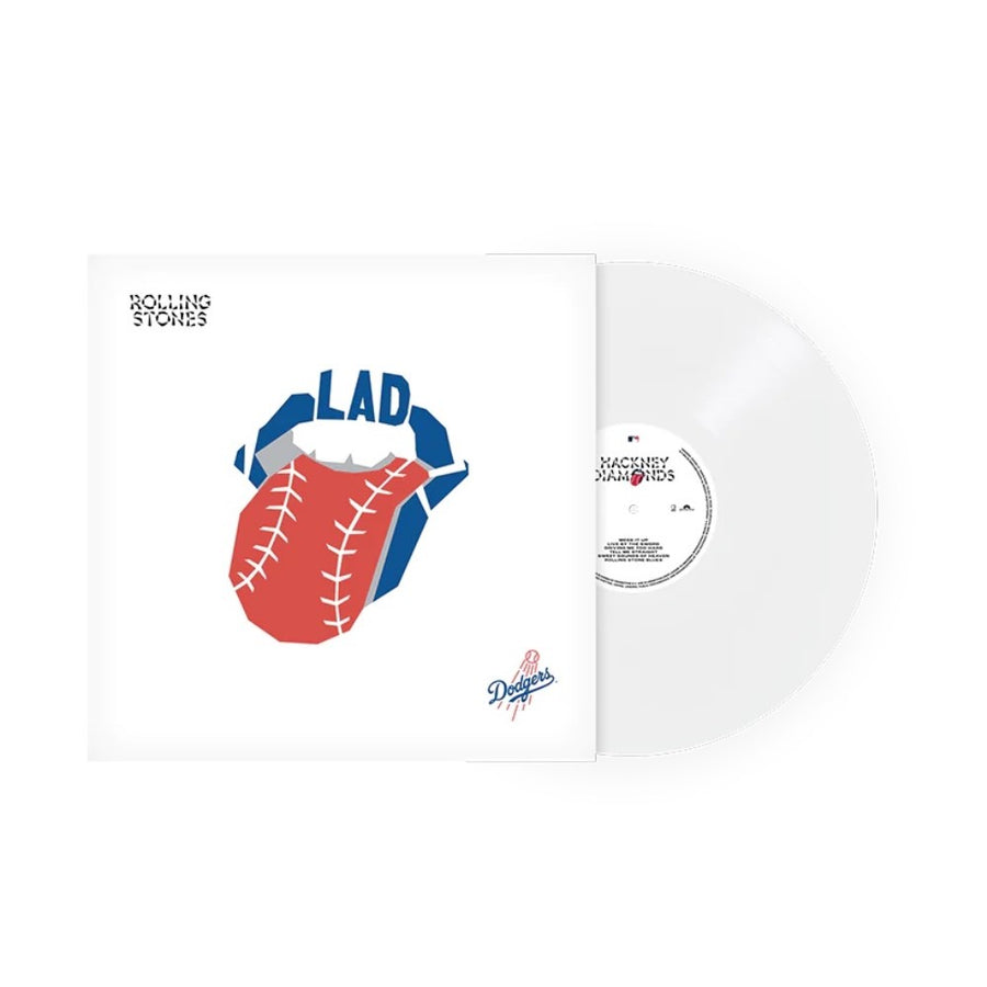 The Rolling stones - Hackney Diamonds X Los Angeles Dodgers Exclusive Limited Baseball White Color Vinyl LP