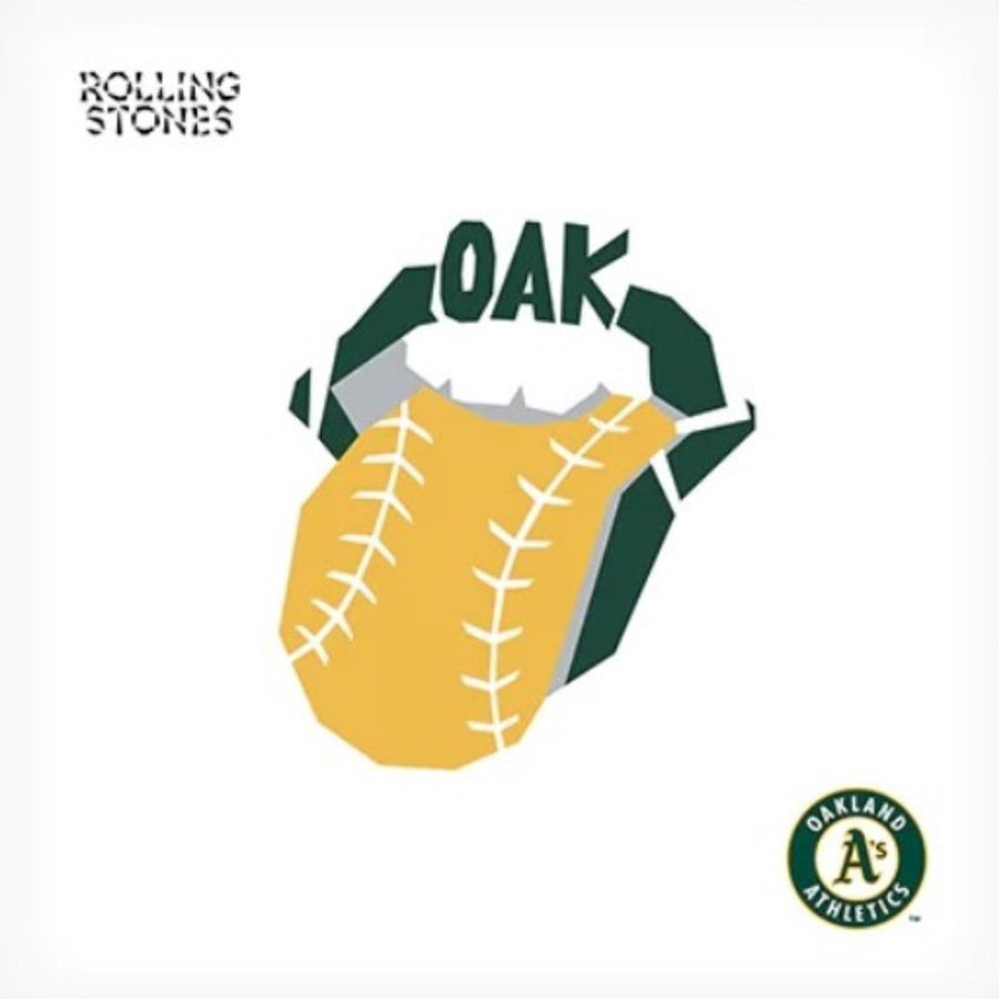 The Rolling stones - Hackney Diamonds X Oakland Athletics Exclusive Limited Baseball White Color Vinyl LP