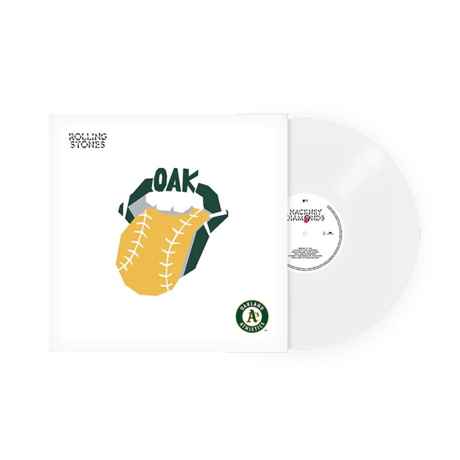 The Rolling stones - Hackney Diamonds X Oakland Athletics Exclusive Limited Baseball White Color Vinyl LP