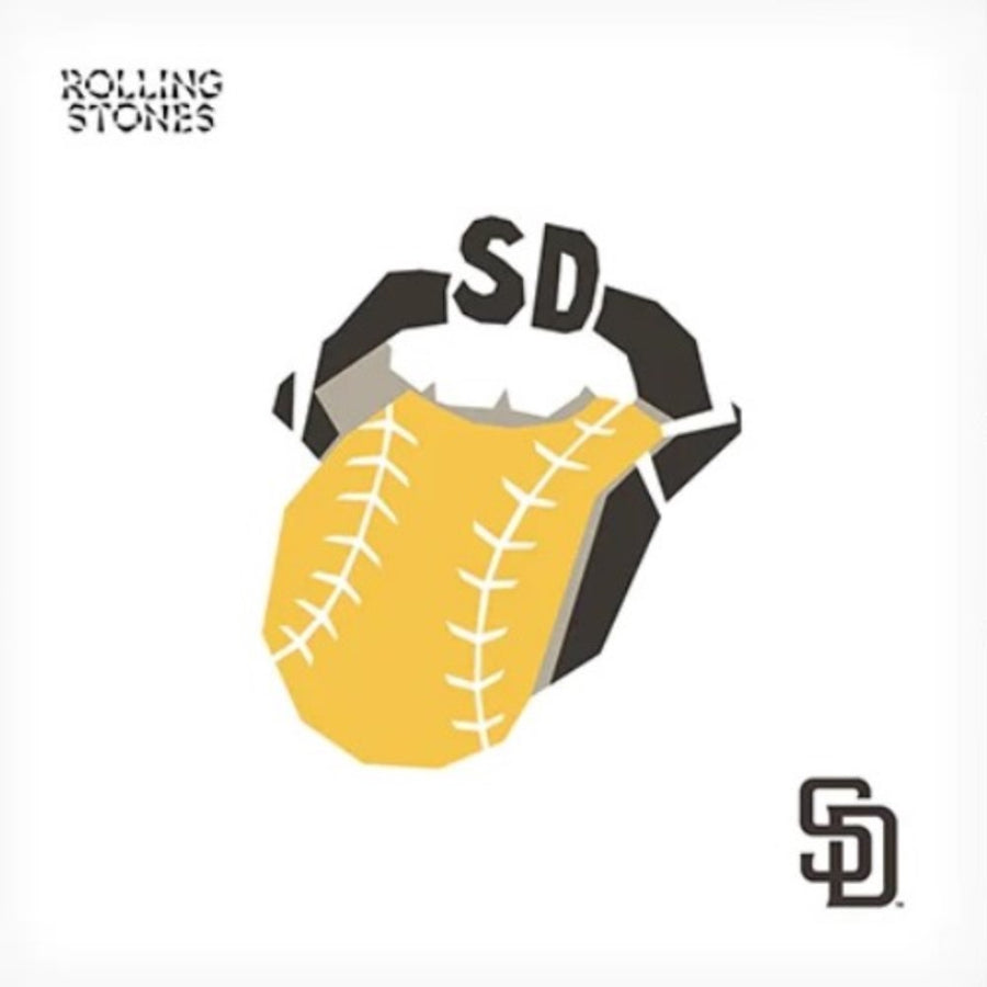 The Rolling stones - Hackney Diamonds X San Diego Padres Exclusive Limited Baseball White Color Vinyl LP